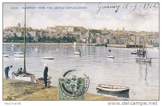 ROYAUME UNI GUERNSEY FROM THE CASTLE EMPLACEMENT - Guernsey