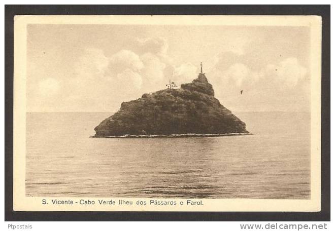 CABO VERDE CAPE VERDE (Portugal) - S. Vicente Ilheu Dos Passaros E Farol - Kaapverdische Eilanden