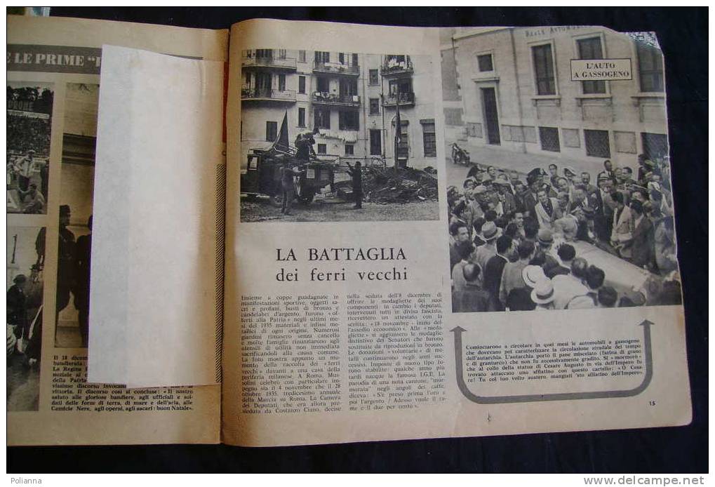 PAO/70 Rivista 1959 : VOCI STORICHE - LA VOCE DI MUSSOLINI - Discorso 2 Ottobre 1935 No Vinile - Italiano