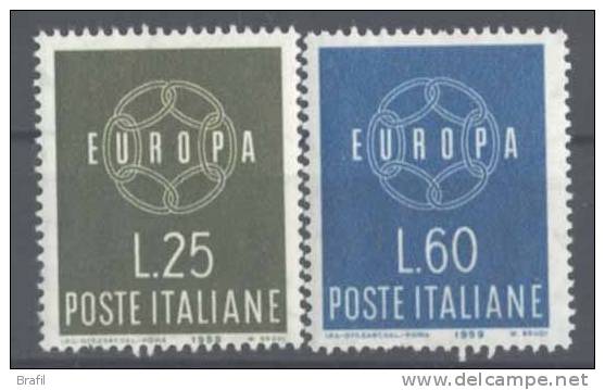 1959 Italia, Europa CEPT , Serie Completa Nuova (**) - 1959