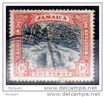 Lote 6 Sellos JAMAICA, Colonia Inglesa  Yvert Num 20, 27, 32, 37, 83, 130 º - Jamaica (...-1961)