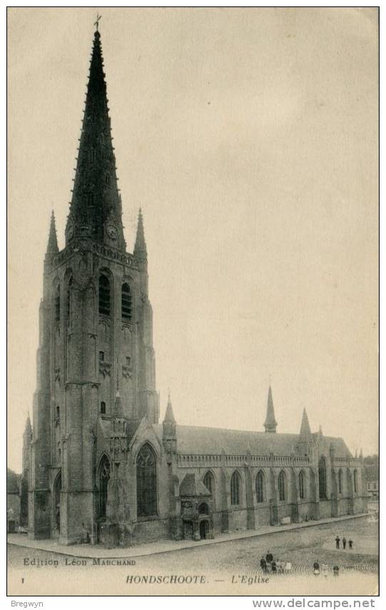 59 - CPA Hondschoote - L'Eglise - Hondshoote