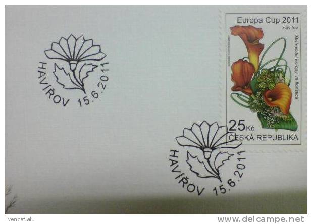 Year 2011 - Flower - FDC