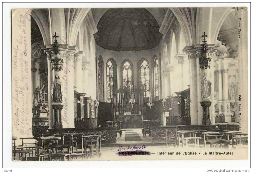 HONDSCHOOTE  - Intérieur De L'Eglise - Le Maître-Autel. - Hondshoote