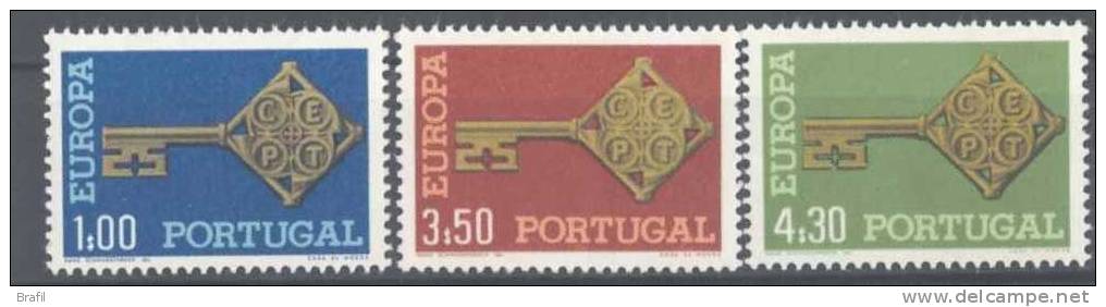 1968 Portogallo, Europa CEPT , Serie Completa Nuova (**) - 1968