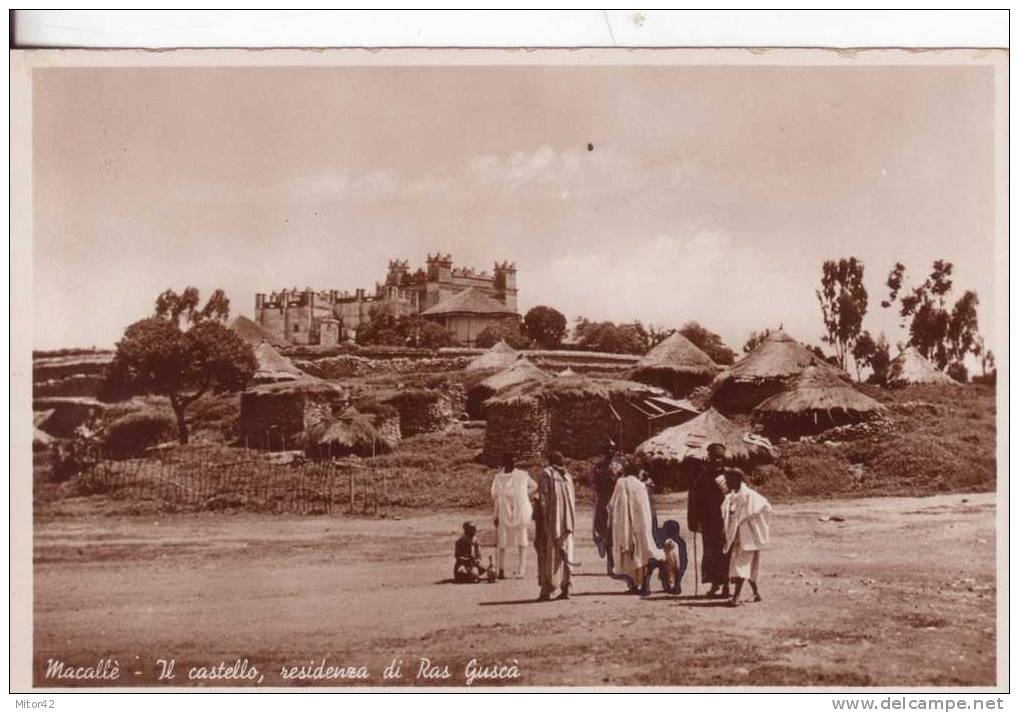 222-A.O.I.-Africa Orientale Italiana-Macallé-Etiopia-Ex Colonie Italia-Il Castello, Residenza Di Ras Guscà - Äthiopien