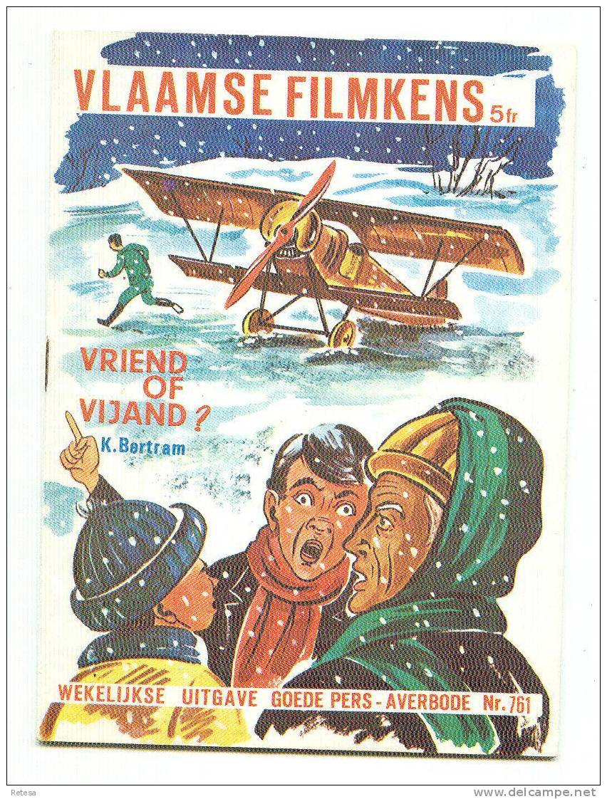 VLAAMSE FILMKENS N°761 VRIEND OF VIJAND?  1967 - Kids