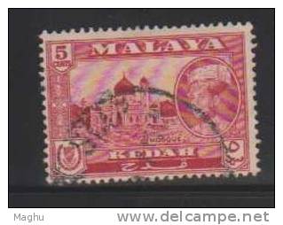 Malaya Used 1959, 5c Kedah, Mosque, - Kedah