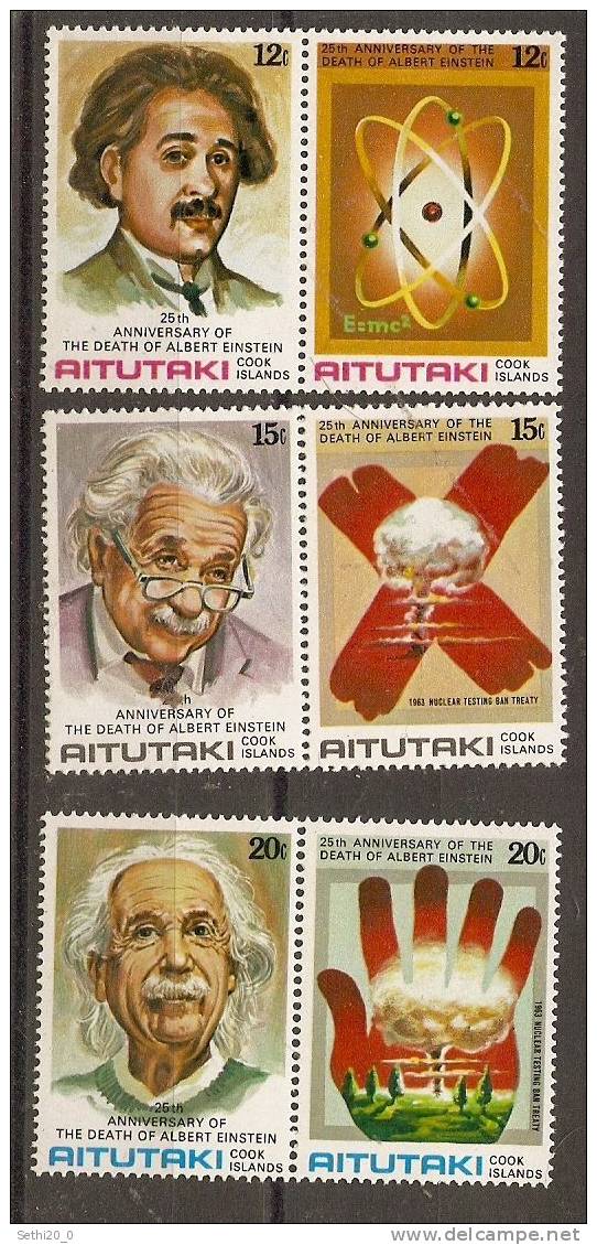 AITUTAKI Nobel Prize Physics Einstein - Albert Einstein