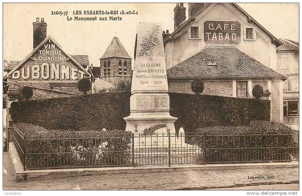 78 LES ESSARTS LE ROI LE MONUMENT AUX MORTS - Les Essarts Le Roi