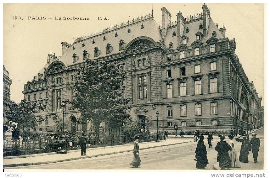 Paris     La Sorbonne  Cpa - Enseignement, Ecoles Et Universités