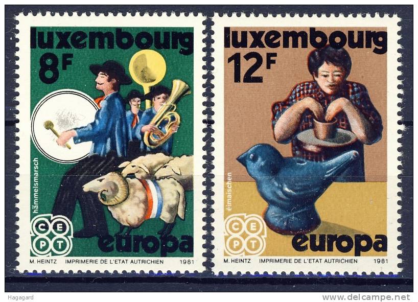 Luxembourg 1981. EUROPE/CEPT. Michel 1031-32. MNH(**) - Neufs