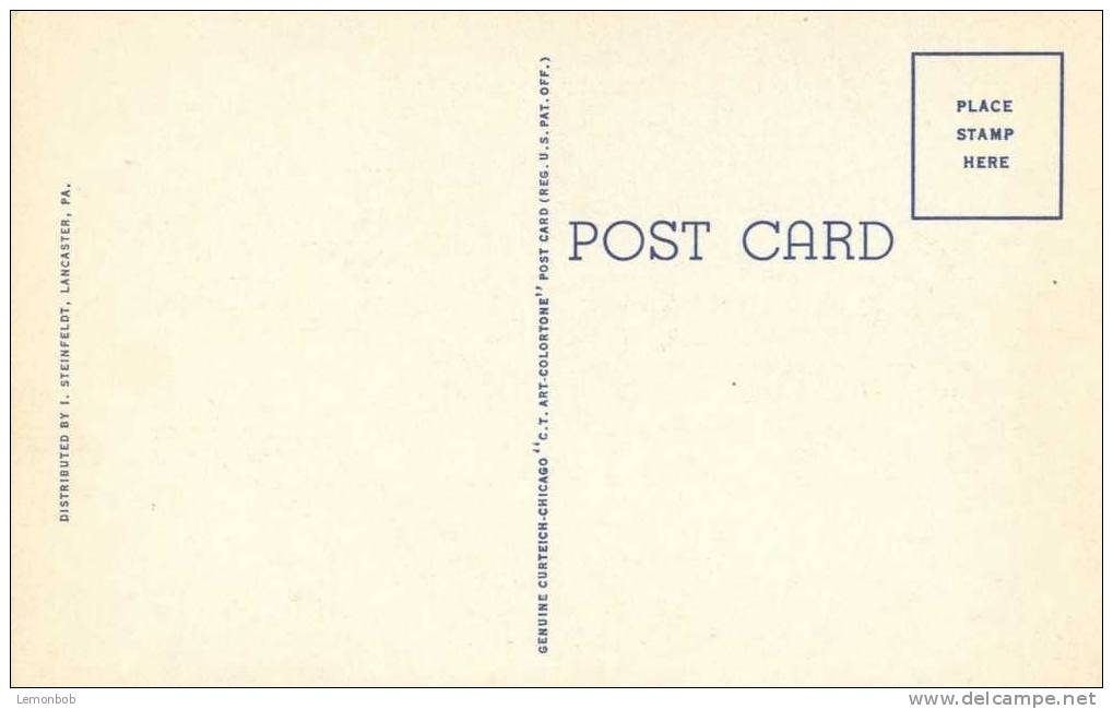 USA – United States – Lancaster County Court House, Lancaster, Pa Unused Linen Postcard [P4188] - Lancaster