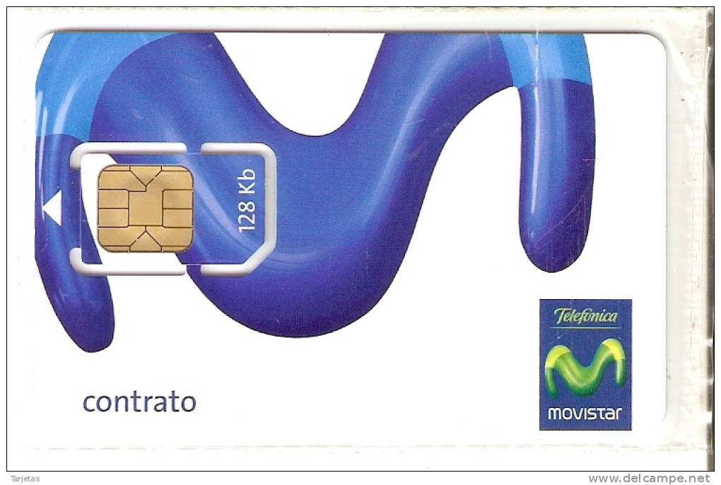 TARJETA DE ESPAÑA DE MOVISTAR CONTRATO EN BLISTER  NUEVA-MINT - Telefonica