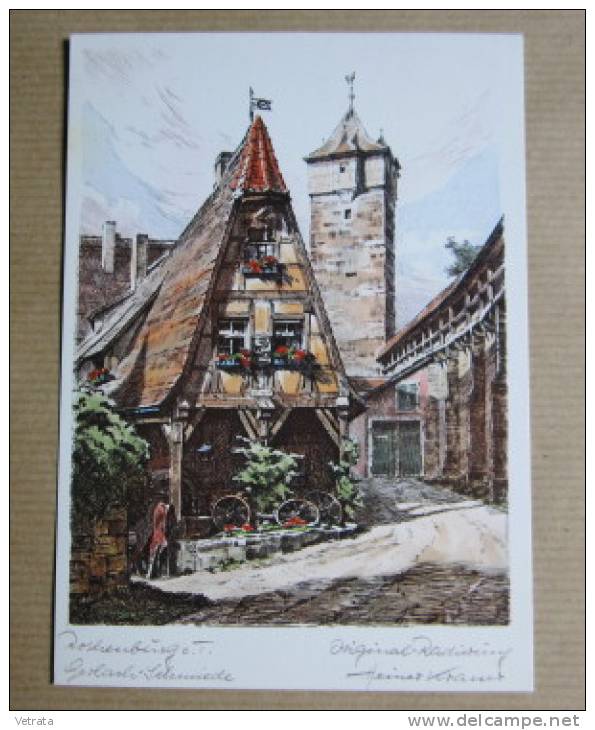 Carte Postale :  Rothenburg Ob Der Tauber, Allemagne - Rothenburg O. D. Tauber