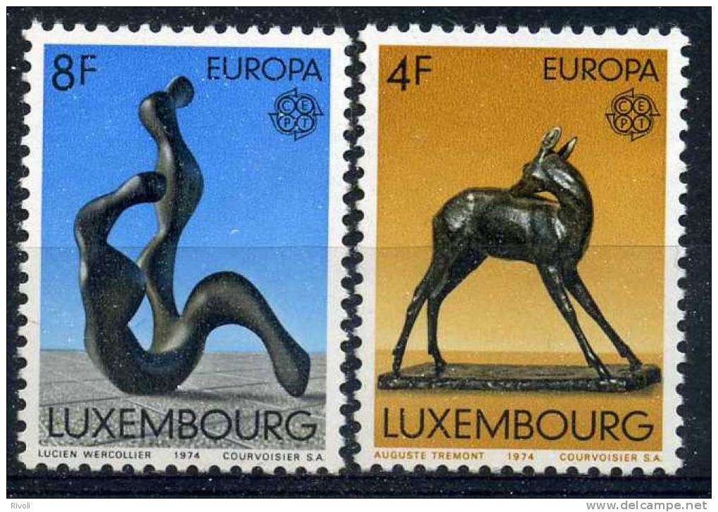 Luxembourg - Europa 1974 Y7T N° 832/833 ** MNH - 1974