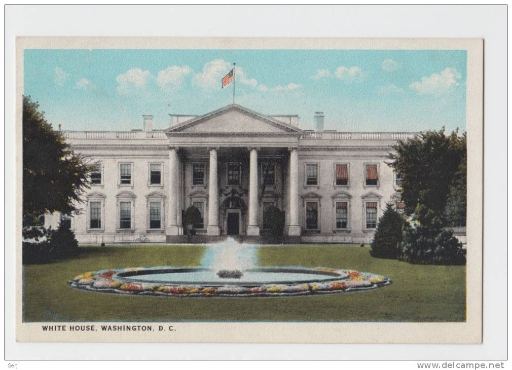 WHITE HOUSE , WASHINGTON D.C. . Old PC . USA - Washington DC