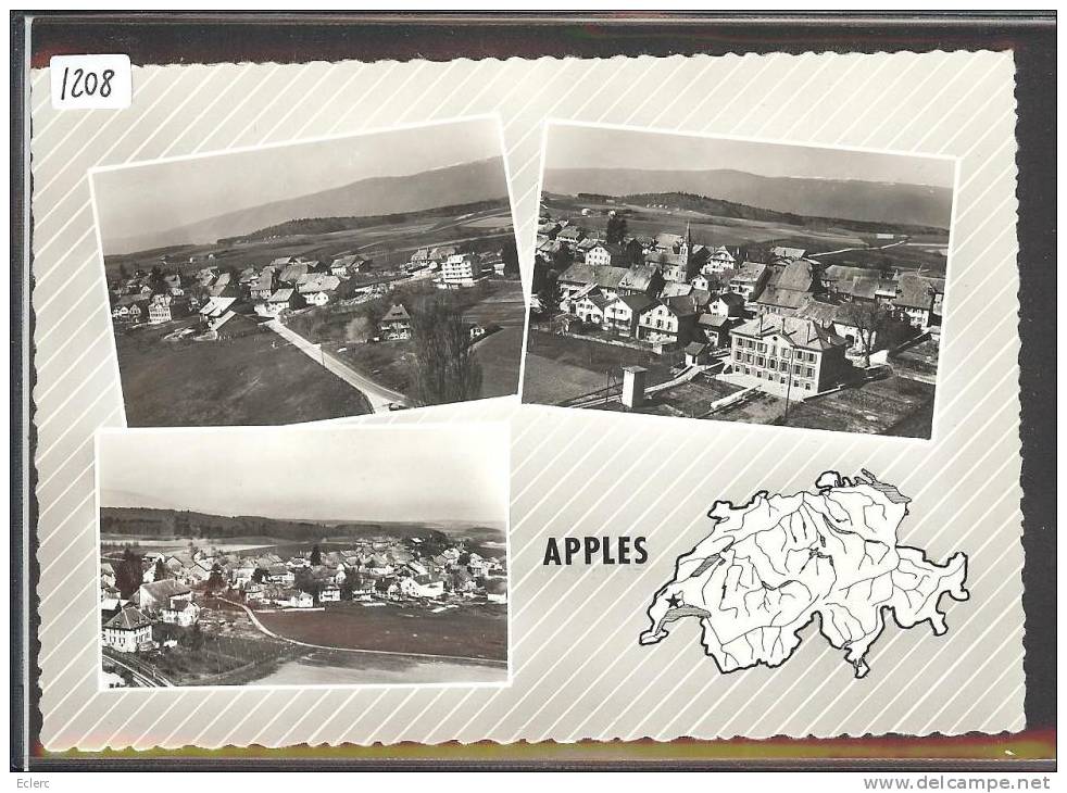 FORMAT 10x15 - DISTRICT D´AUBONNE - APPLES - TB - Apples