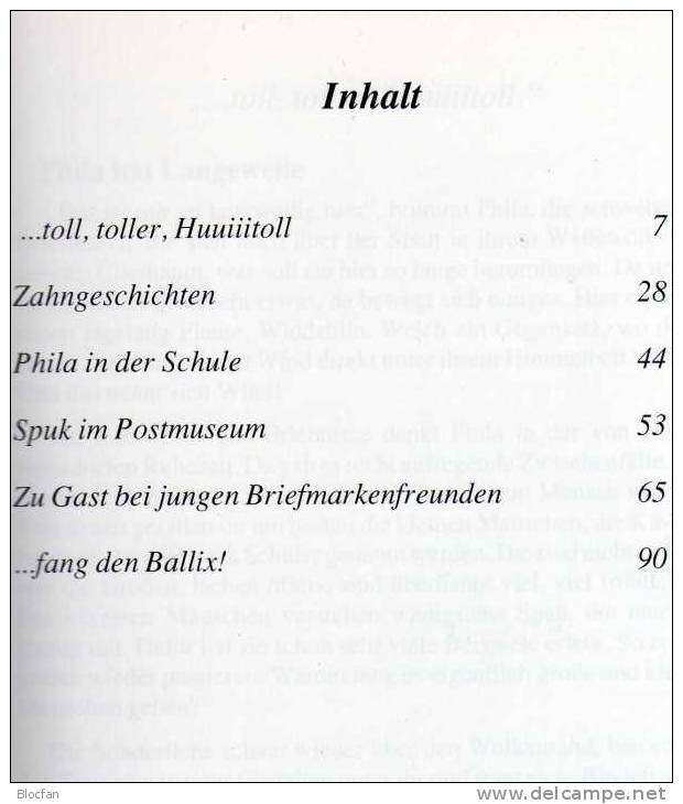 Phantastische Abenteuer Der Schwebenden Phila Antiquarisch 10€ Humorvolle Geschichten Band 2 Von Briefmarken Begleitet - Autres & Non Classés