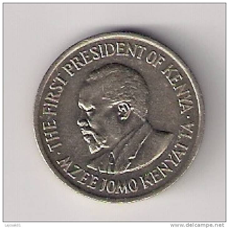 B12 Kenya 50 Cents 1977. - Kenia