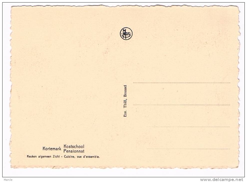 Kortemark - Kostschool - Pensionnat  Keuken Algemeen Zicht  Cuisine Vue D'ensemble - Kortemark