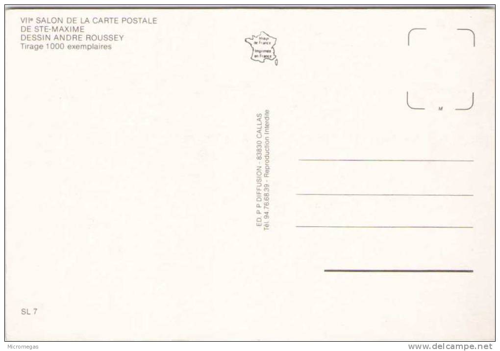 André ROUSSEY - VIIe Salon De La Carte Postale De Sainte-Maxime 1988 - Roussey