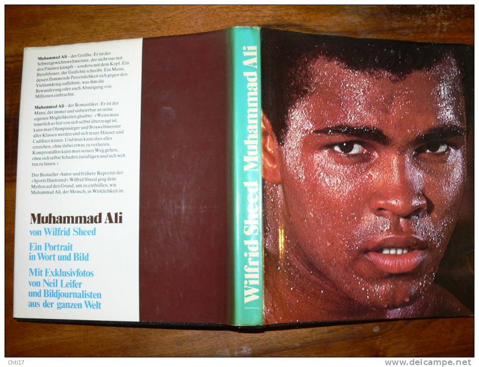 MUHAMMAD  ALI ( CASSIUS CLAY ) BOXE  "EIN PORTRAIT IM WORT UND BILD " Von Wilfrid Sheed -Top Großformat --1976 - Sport