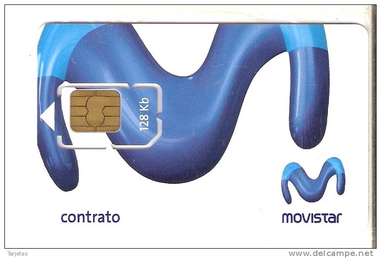 TARJETA DE ESPAÑA DE MOVISTAR CONTRATO EN BLISTER  NUEVA-MINT - Telefonica