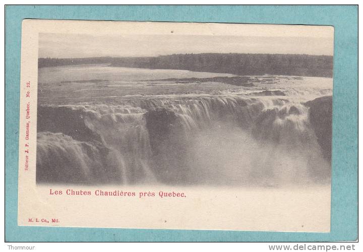 LES CHUTES  CHAUDIERES   PRES QUEBEC -  BELLE CARTE  PRECURSEUR   - - Québec - Les Rivières