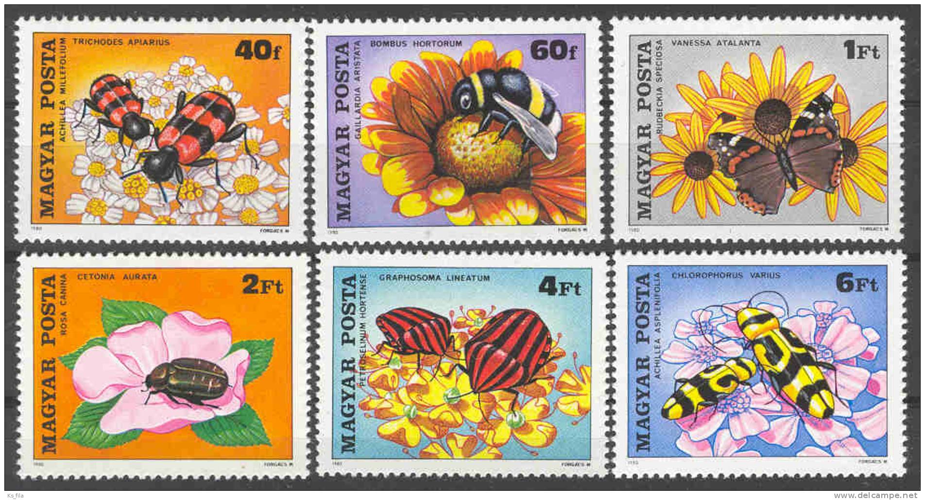 HUNGARY - 1980. Pollination - MNH - Nuevos