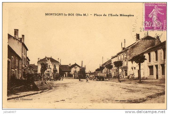 MONTIGNY LE ROI (52) Place De L'école Ménagère Animation - Montigny Le Roi