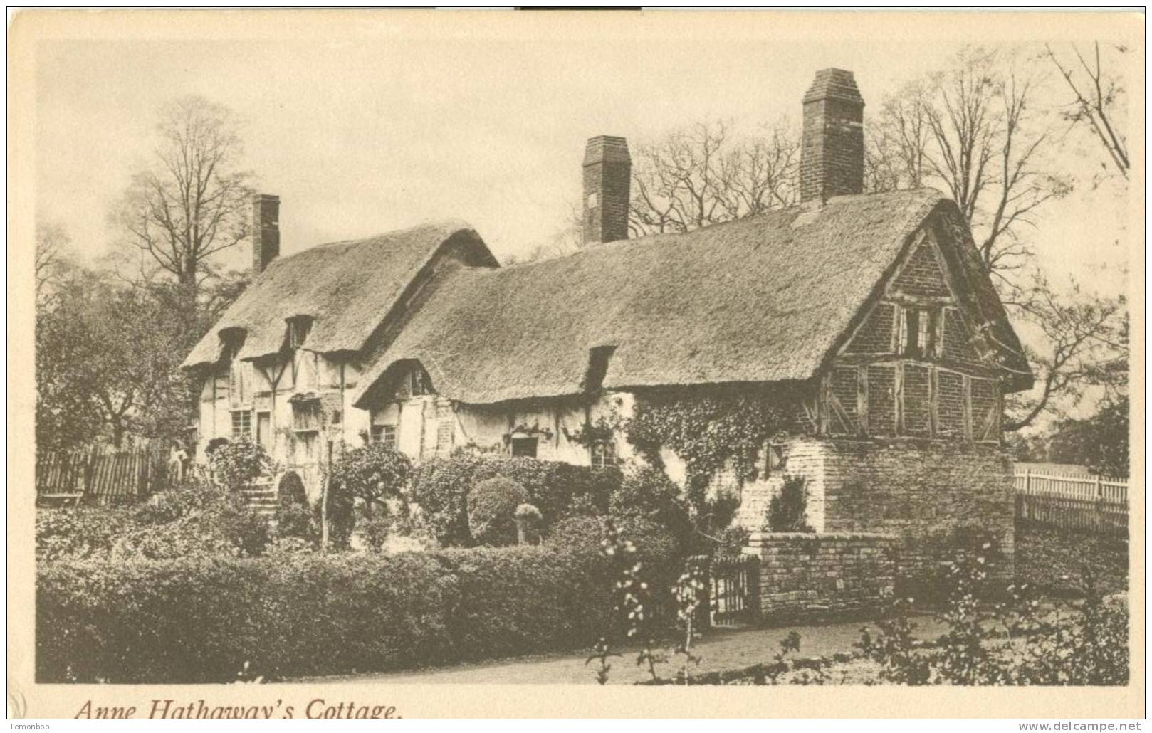 Britain – United Kingdom – Anne Hathaway's Cottage, Stratford, Early 1900s Unused Postcard [P4527] - Stratford Upon Avon