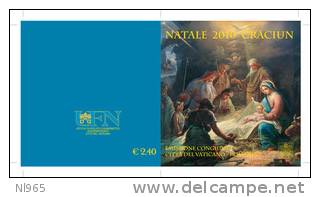 CITTA´ DEL VATICANO - VATIKAN STATE - ANNO 2010 - LIBRETTI NATALE - EMISSIONE CONGIUNTA -NUOVI MNH ** - Nuevos