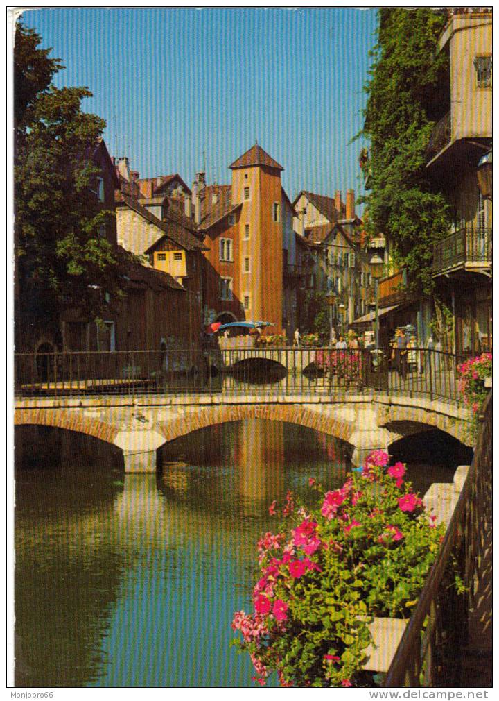 CPM D Annecy   Ses Vieux Quartier   Les Quais Fleuris Du Thiou - Annecy-le-Vieux