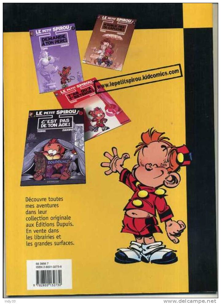 - LE PETIT SPIROU 5 . MERCI QUI ? . DUPUIS 2002  COLLECTION PIRATE - Petit Spirou, Le