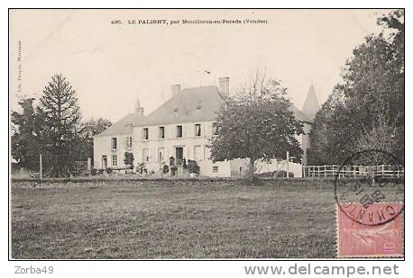 MOUILLERON EN PAREDS LE PALIGNY 1907 - Mouilleron En Pareds