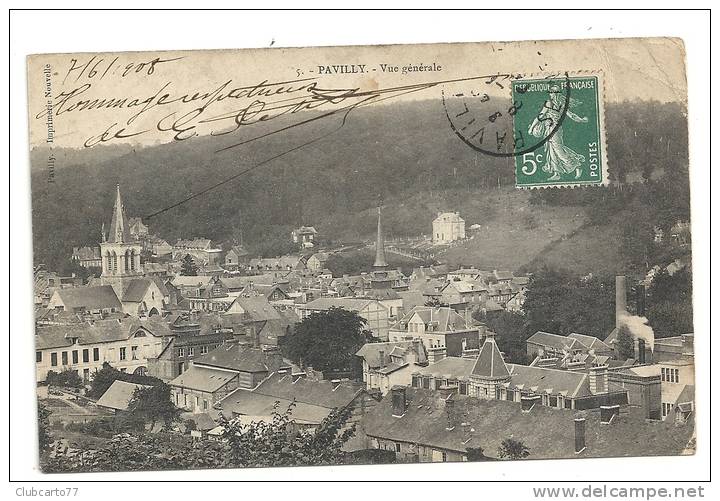 Pavilly (76) : Vue Générale En 1908. - Pavilly