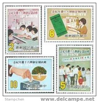 Taiwan 1979 60th Anni. Of Postal Saving Stamps Coin Bank Factory Oil Book - Unused Stamps