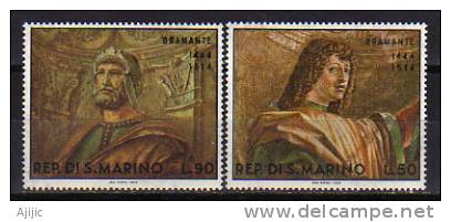 Oeuvres D´art  De Donato Lazzari (Le Bramante) . Yv.# 734/35.  2 T-p Neufs ** - Ongebruikt