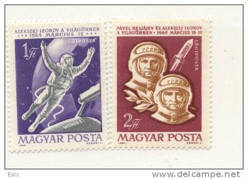 Mint Stamps Space Space 1965 From Hungary - Collections