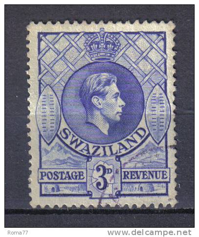 AP344 - SWAZILAND , 3 Cent  Yvert N. 31  Used - Swasiland (...-1967)