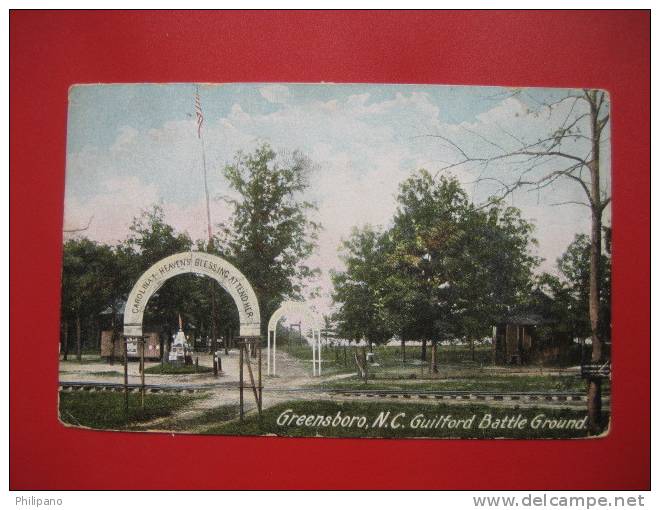 Greensboro  NC   Guilford Battleground     1908 Cancel ====    -- Ref 230 - Greensboro