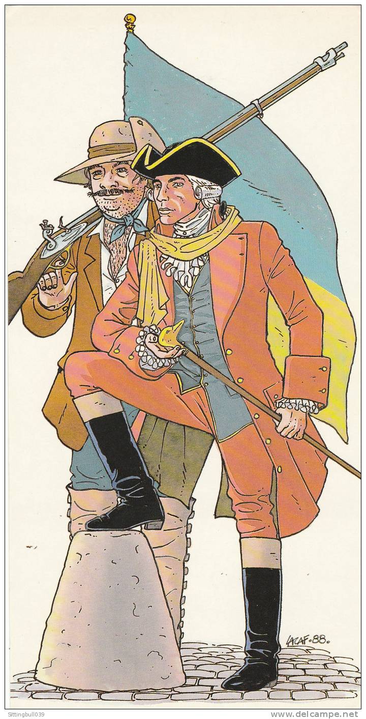 LACAF Fabien. Les Patriotes. Scénario De F. GIROUD. Ex-libris Marque-page. Glénat 1988 - Illustrateurs J - L