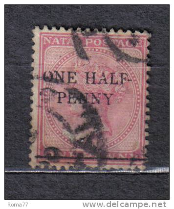 AP471 - NATAL  1885 , 1/2 Su 1 Cent  Yvert N. 51  Used - Natal (1857-1909)