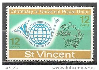 1 W Valeur Non Oblitérée, Unused - St VINCENT * 1974 - 100th. U.P.U. - N° 1055-26 - St.Vincent Und Die Grenadinen