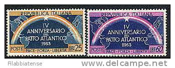 1953 - Italia 723/24 NATO - OTAN