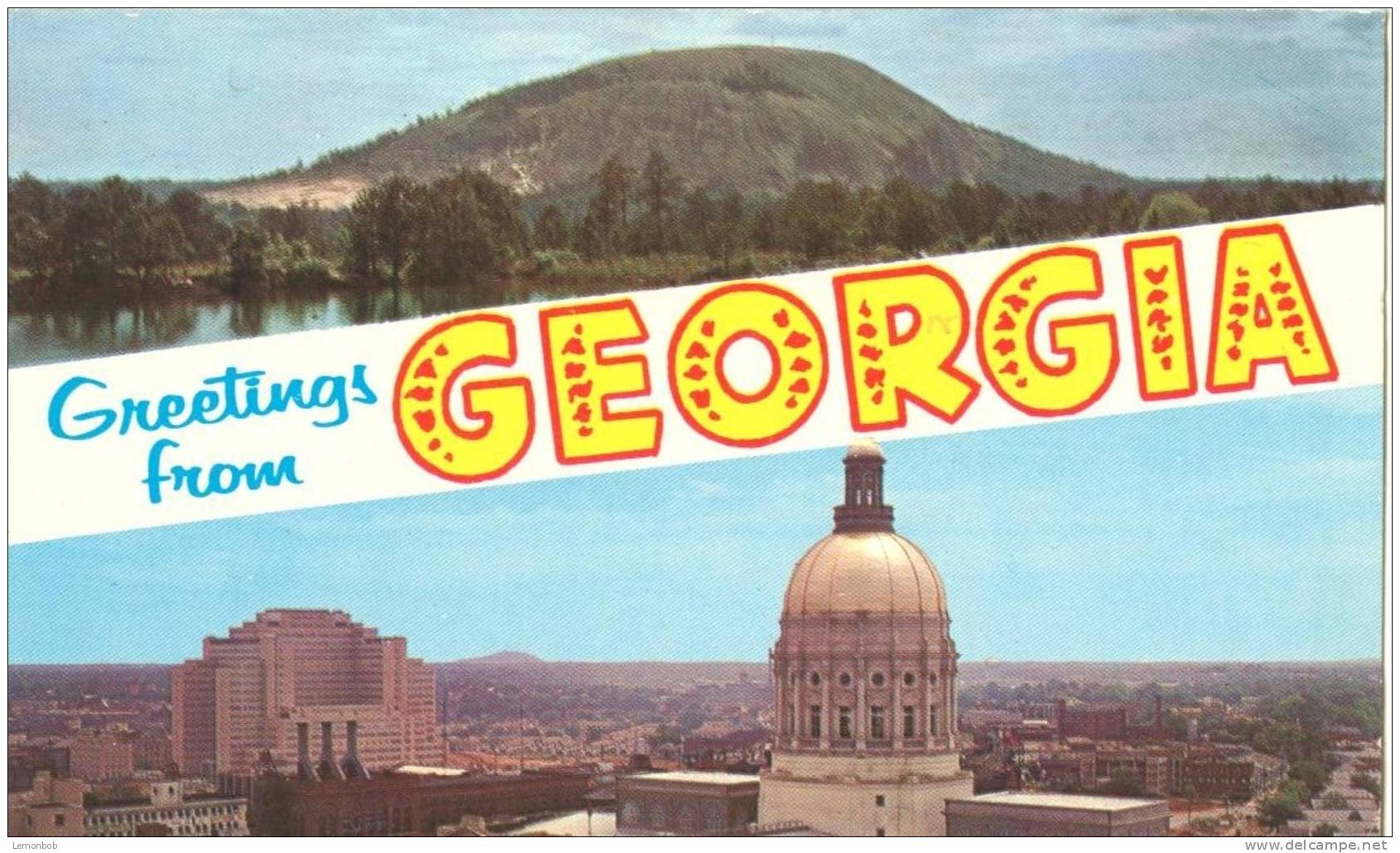 USA – United States – Greetings From Georgia, 1971 Used Postcard [P4843] - Other & Unclassified