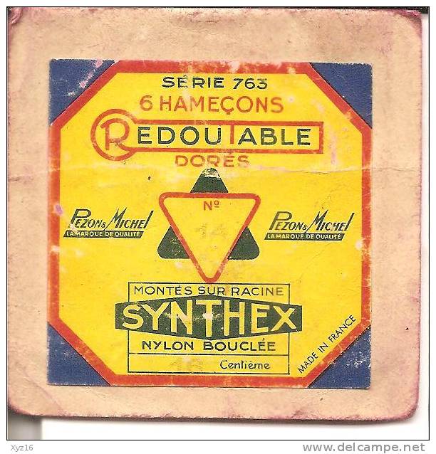 Pochette D´hameçons REDOUTABLE   Pezon Et Michel - Fischerei