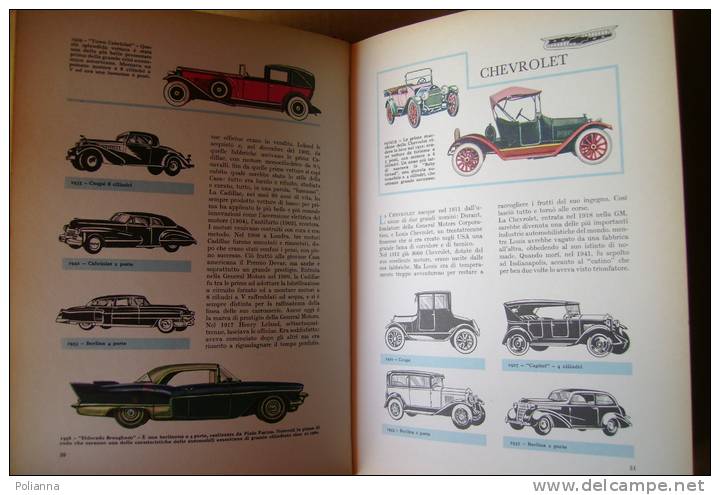 PDY/4 E.Angelucci AUTOMOBILI Mondadori 1962/BUGATTI/FIAT 500 TOPOLINO/FERRARI/ALFA ROMEO GIULIA/LANCIA APPIA - Engines