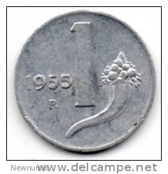 ITALIA 1 LIRA 1955 - 1 Lira